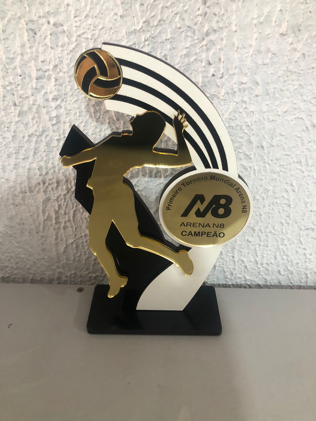 TROFEU SPORT: Estrutura forte em MDF com detalhes de alto relevo em Acrílico - Troféus - Imagem 8